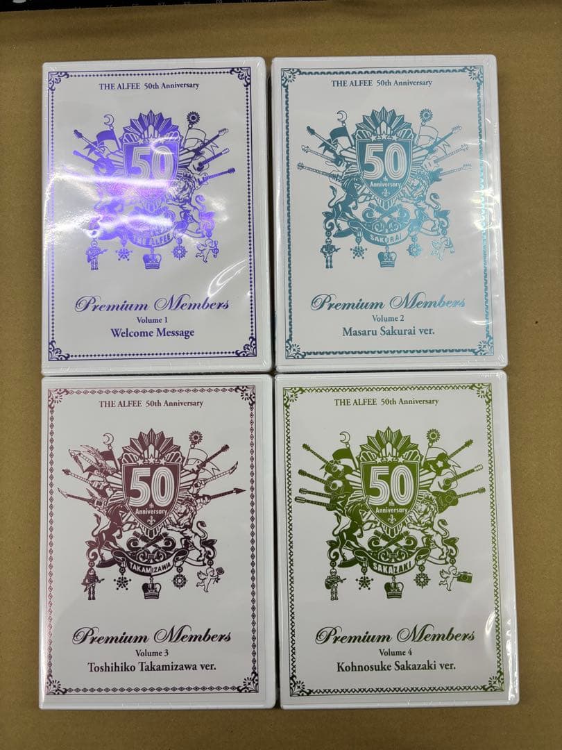 THE ALFEE 50th Premium Member 1〜4　未開封