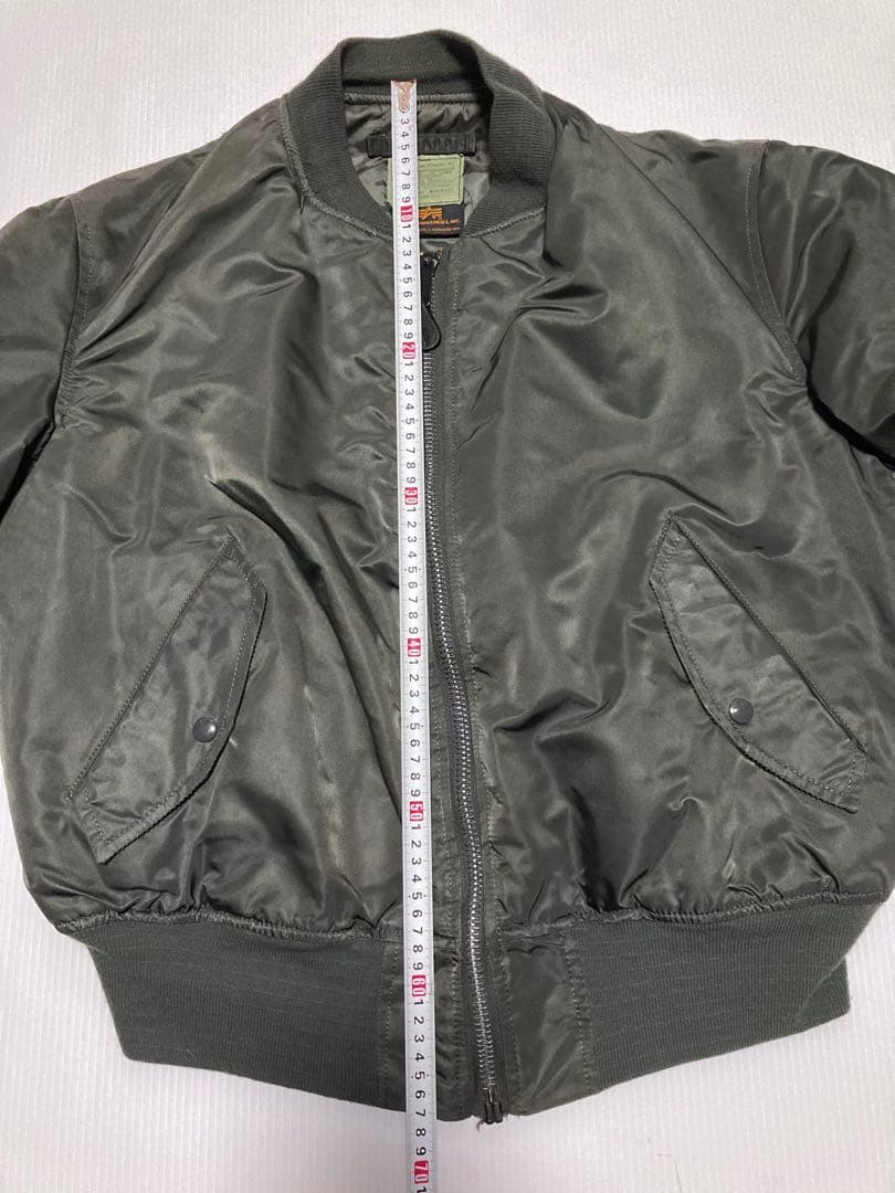 90s ALPHA INDUSTRIES MA-1 XL OD グランドクルー