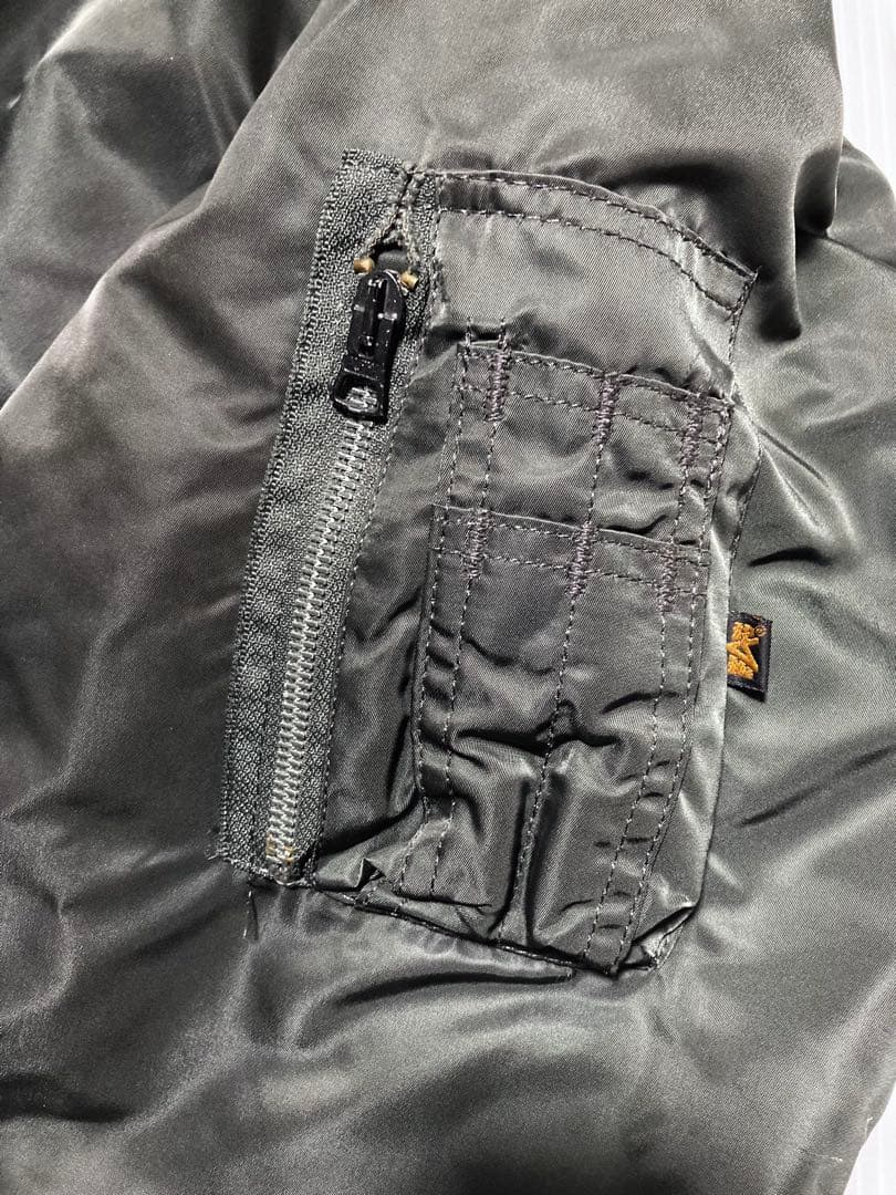90s ALPHA INDUSTRIES MA-1 XL OD グランドクルー