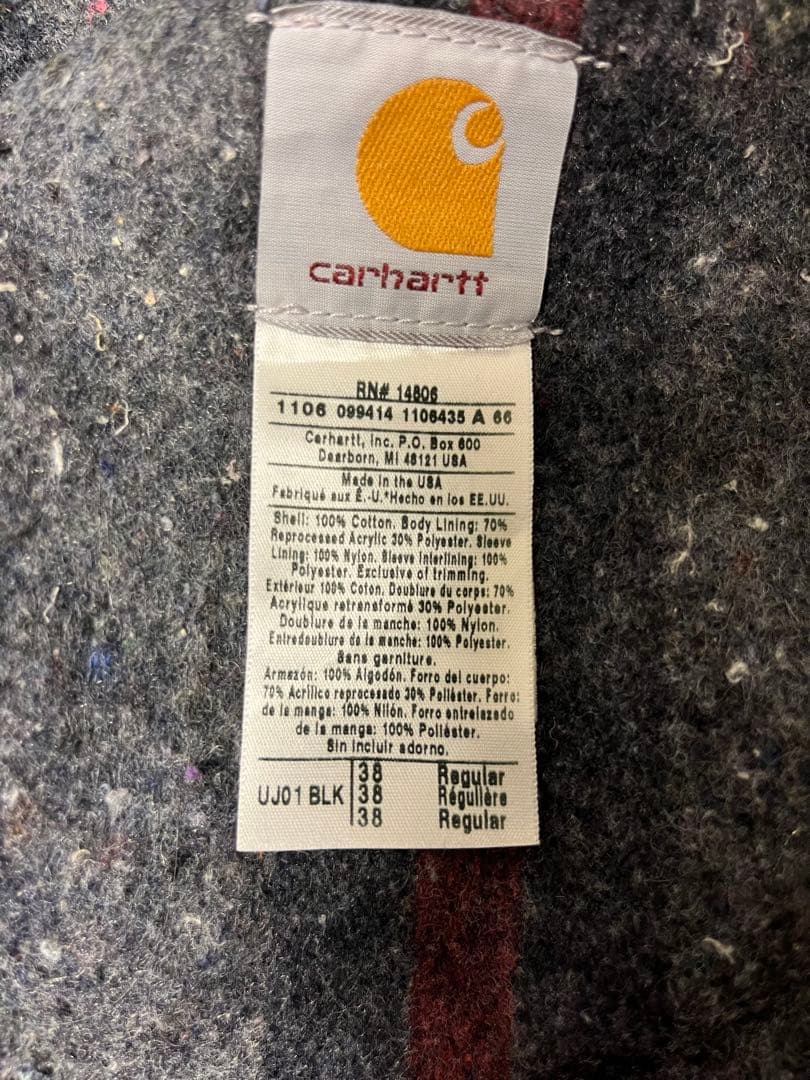 Carhartt デトロイトジャケット ブラック