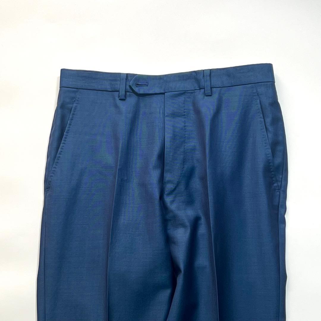 ドーメル アイコニック　DORMEUIL iconik　スーツセットアップ　青