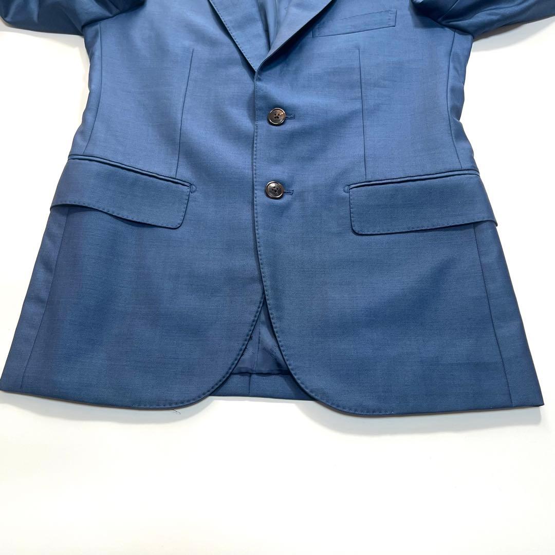 ドーメル アイコニック　DORMEUIL iconik　スーツセットアップ　青