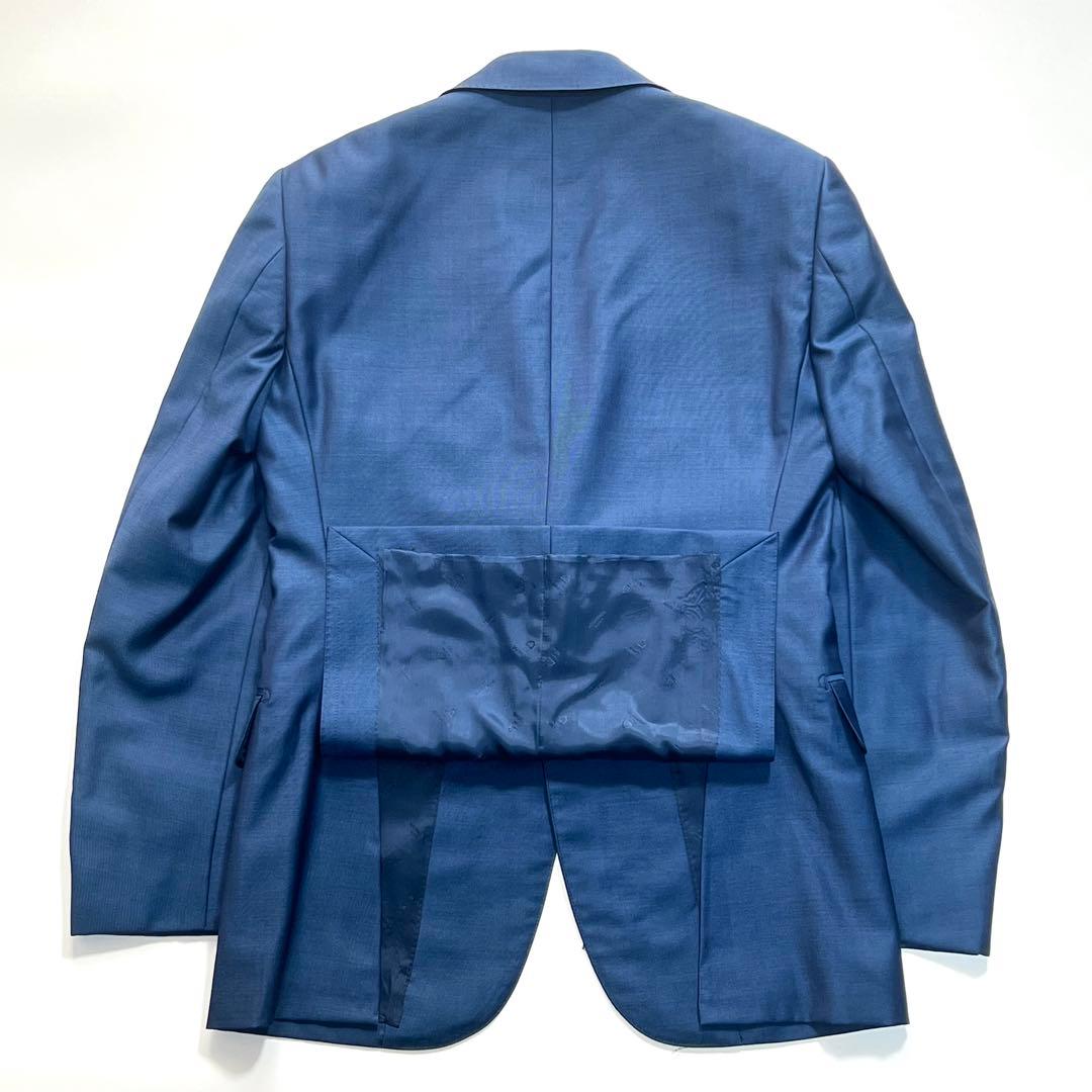 ドーメル アイコニック　DORMEUIL iconik　スーツセットアップ　青