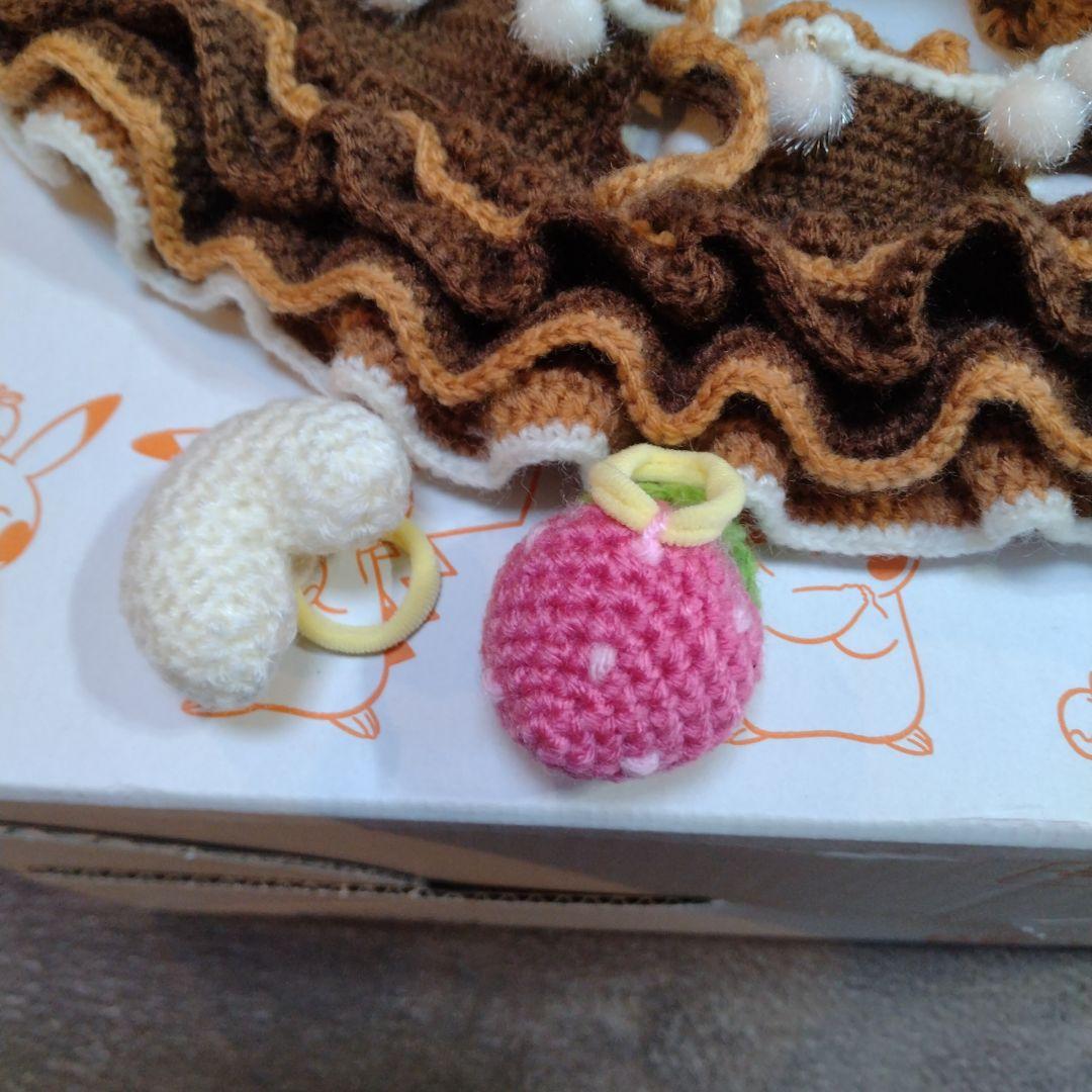 ピカチュウ ケーキ風ぬいぐるみ用ハンドメイド