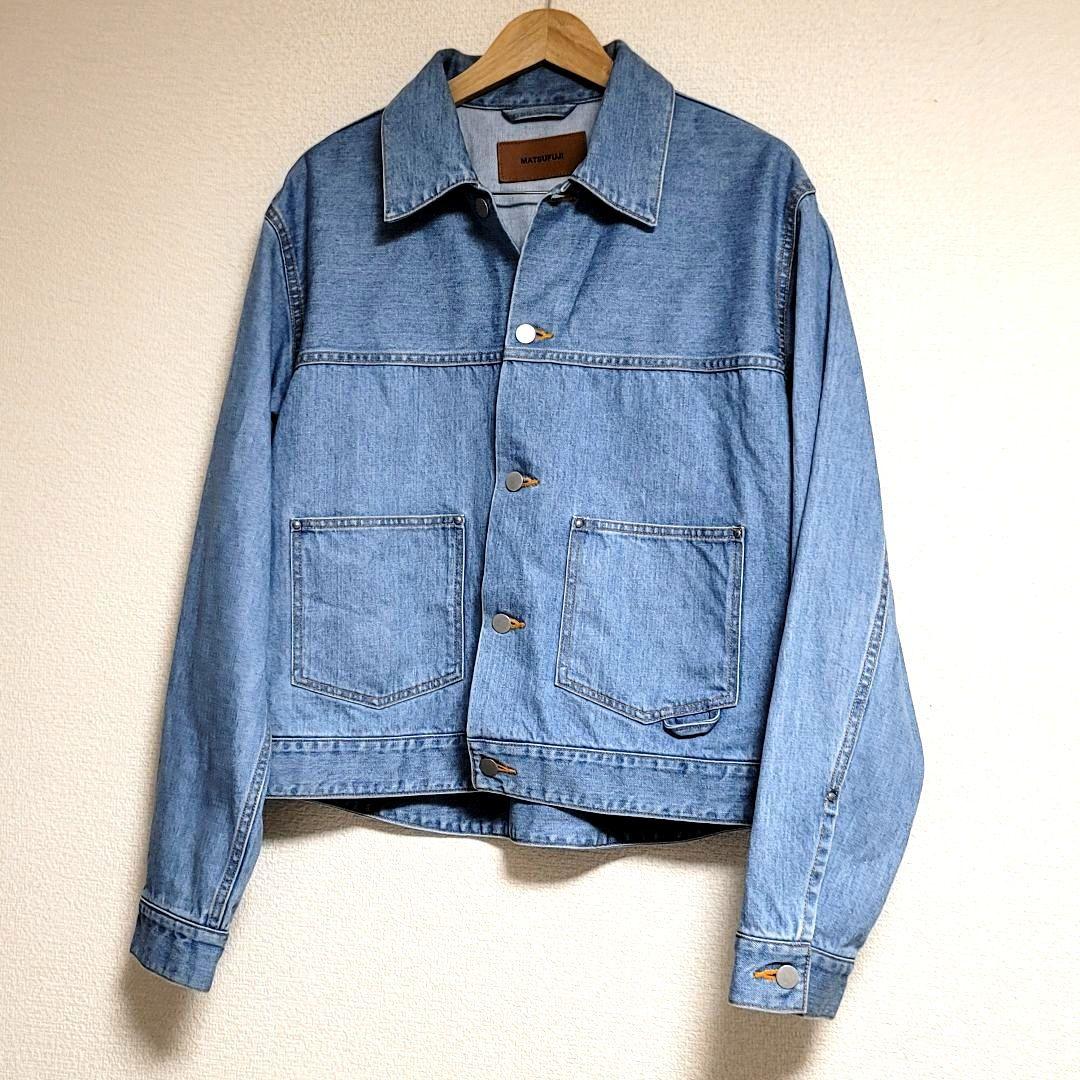 極美品 マツフジ 24年モデル デニムジャケット Gジャン インディゴ