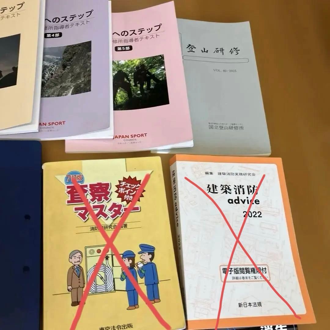 救助技術関連書籍セット 12冊　消防書籍　参考書　救助　山岳　NBC 予防　建築