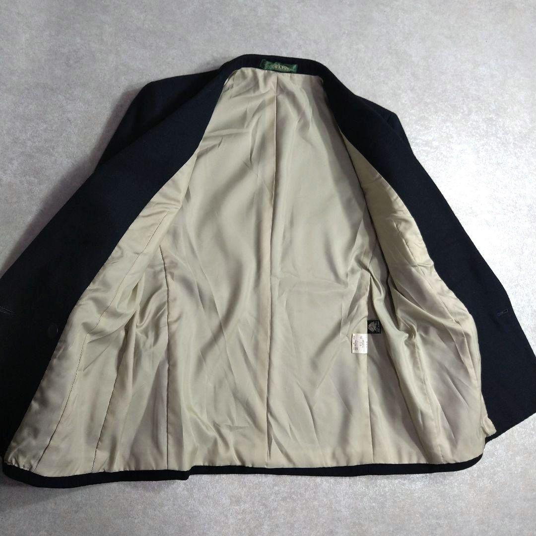 New Yorker✨紺ブレ✨金ボタン✨ダブルブレスト　カシミヤ入り　9AR