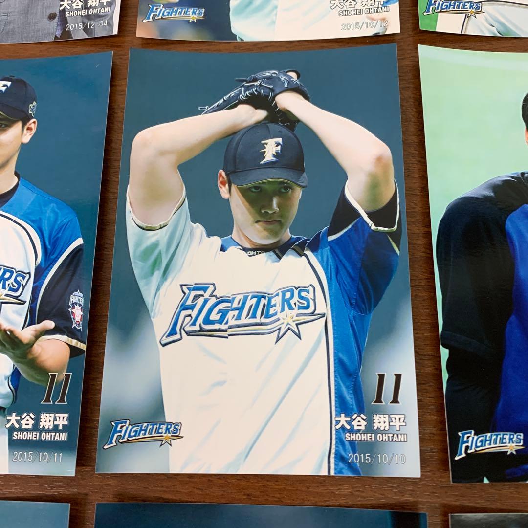 ❶　大谷翔平選手 2015年 ハイライトフォト 写真 縦 10枚