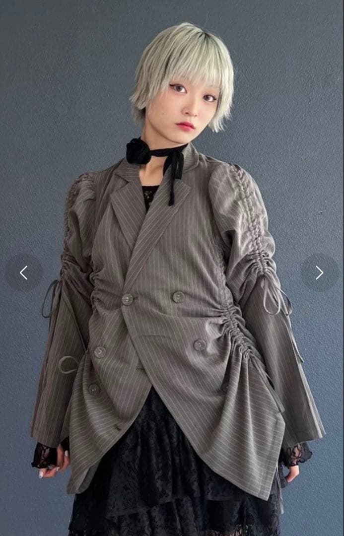新品　jouetie（ジュエティ）　ギャザーリボンジャケット