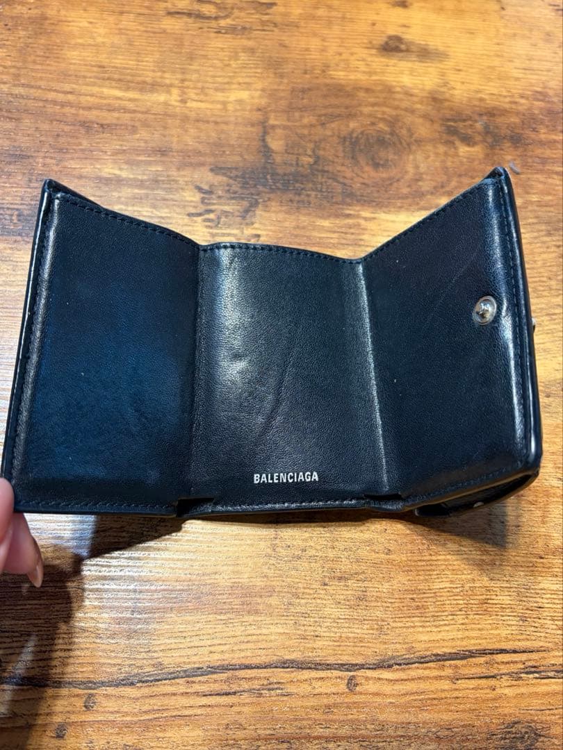 BALENCIAGA フローラル三つ折り財布