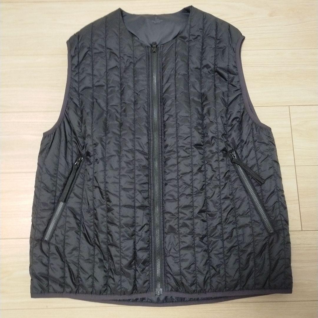 新品無印良品ムジラボMUJILabo撥水中わたベスト男女兼用ブラックM