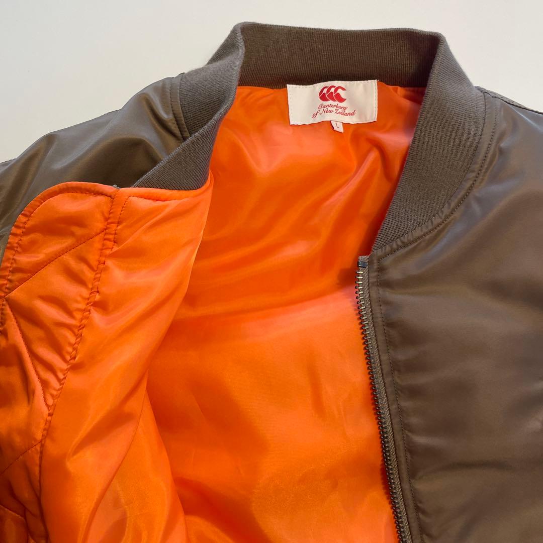 即日発送　カンタベリー　CANterbury ブラウン MA-1ジャケット　新品