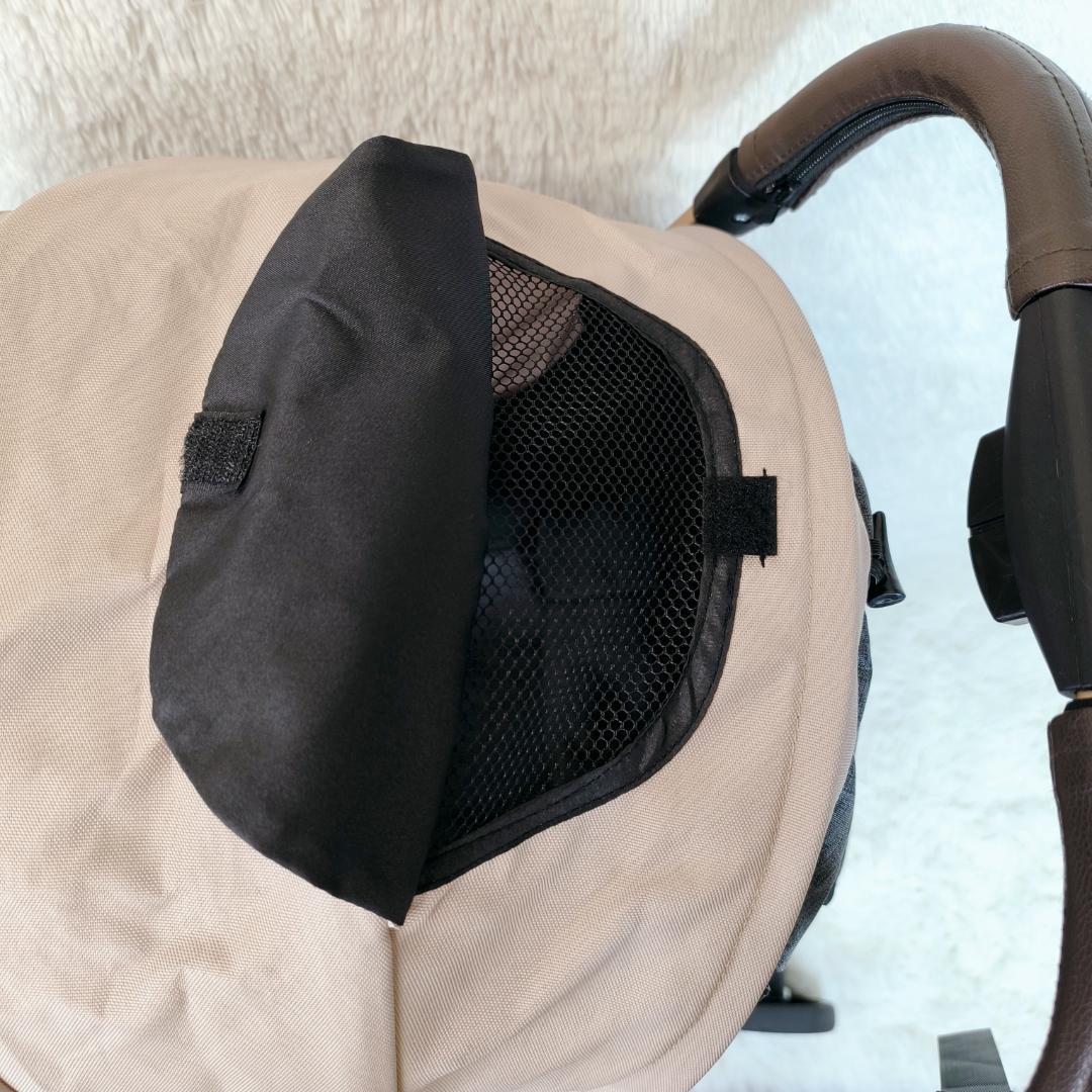 【美品】Totoro ball ペットカート 犬用 バギー　4輪　ベージュ　幌付