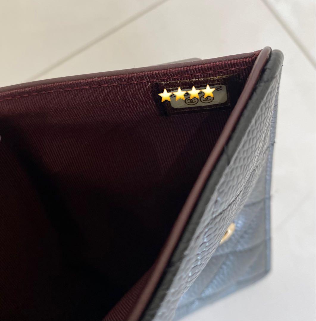 CHANEL マトラッセブラック 二つ折り財布