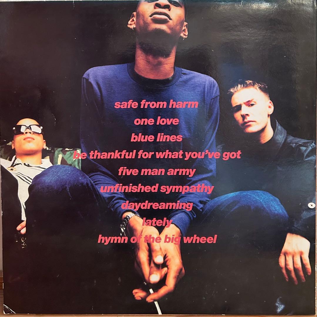 MASSIVE ATTACK BLUE LINES オリジナルUK盤　レコード
