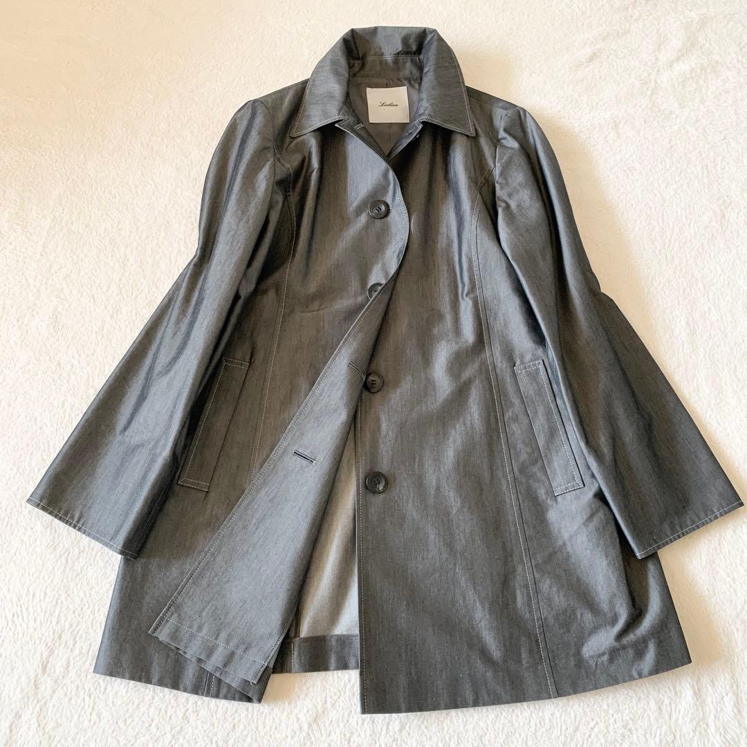【極美品 現行タグ　XL シルク】レリアン スプリング　コート　イタリア製生地