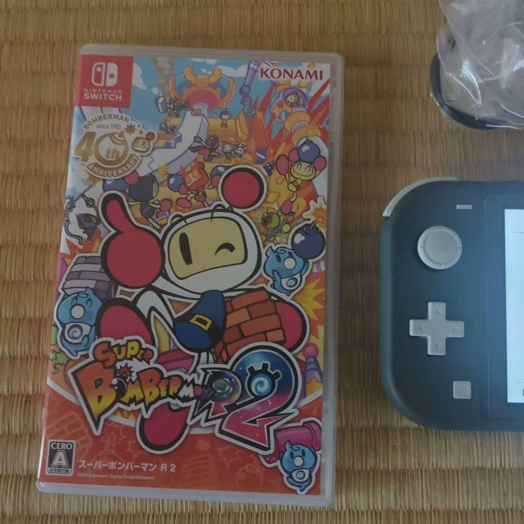 Switchライト本体グレーとボンバーのソフト