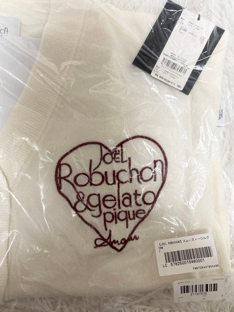 未開封品 【JOEL ROBUCHON】スムーズィーシルクカーディガン
