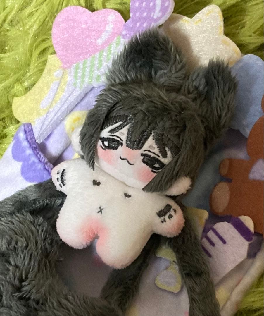 自作ぬいぐるみ・黒毛の男の子