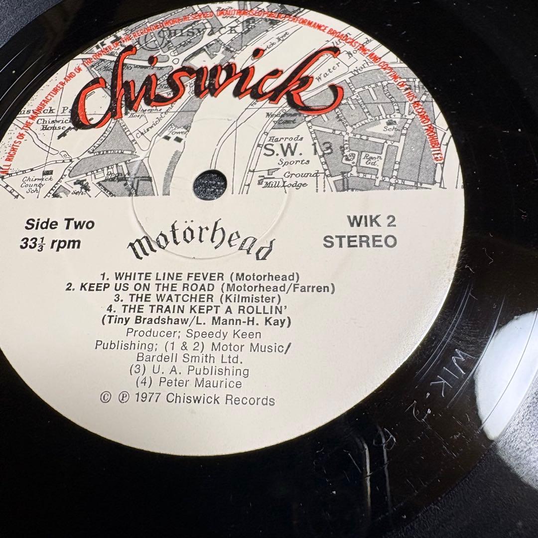 Motörhead レコード Chiswick盤　1977年　オリジナルUK盤