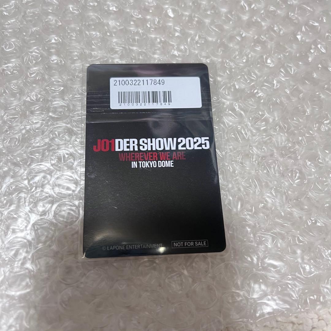 JO1DER SHOW 2025 東京ドーム DVD FC限定 與那城奨