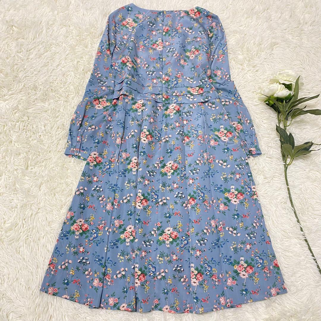 新品タグ付き【LAURA ASHLEY】 ロングワンピース セットアップ風 花柄