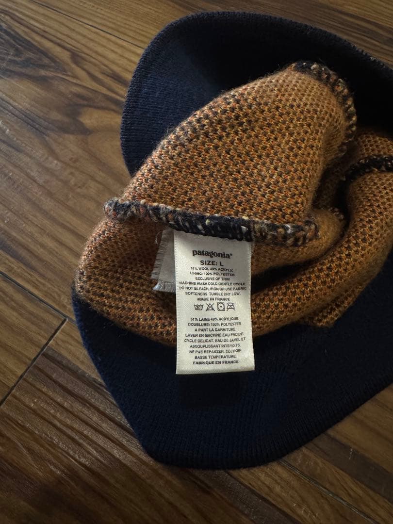 パタゴニア patagonia ニット帽 ビーニー 02年製 フランス製 L