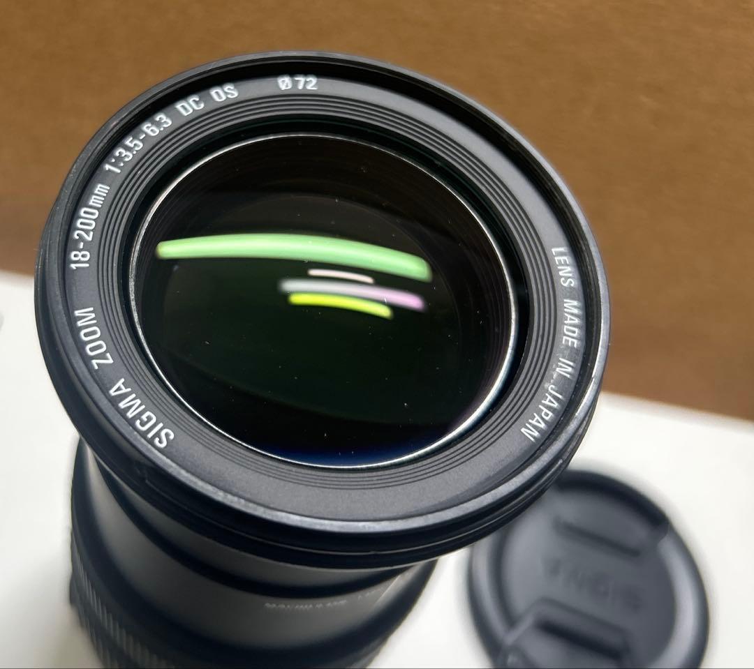 SIGMA ズームレンズ 18-200mm DC OS Canon用