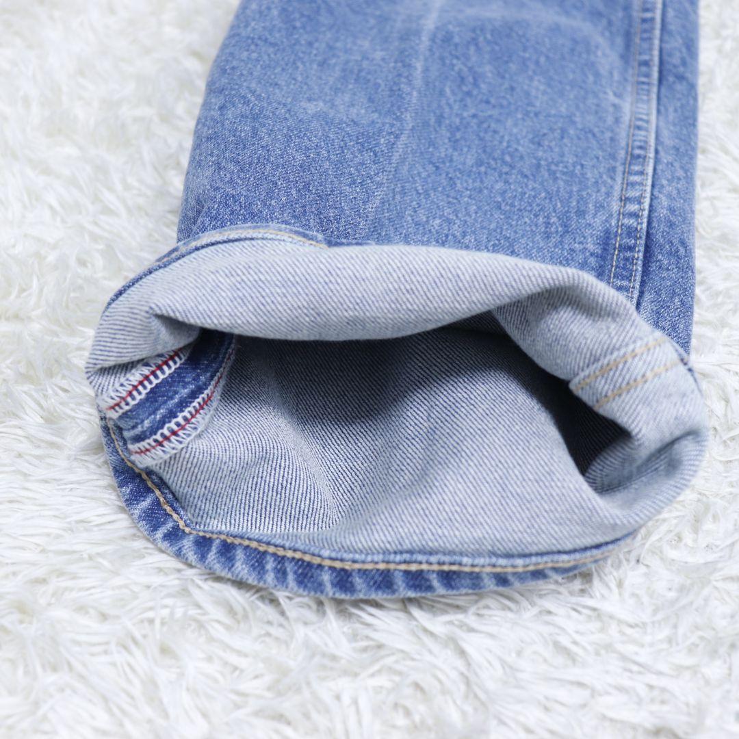 美品　MOUSSY　MVS センタープレス　デニム　W23