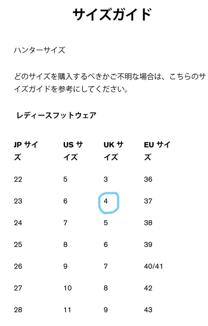 ハンター レインブーツ サイドゴア エナメル 黒 23cm チェルシー 長靴
