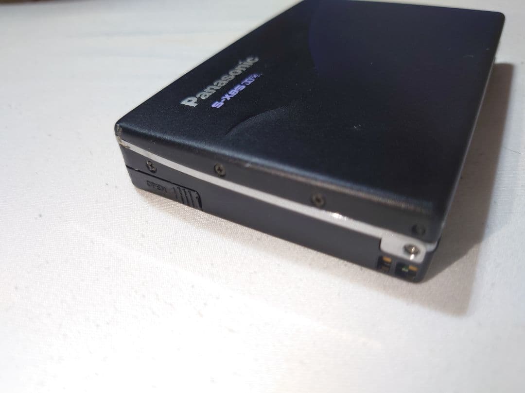 Panasonic S-XBSカセットウォークマン当時物カセットテープ型
