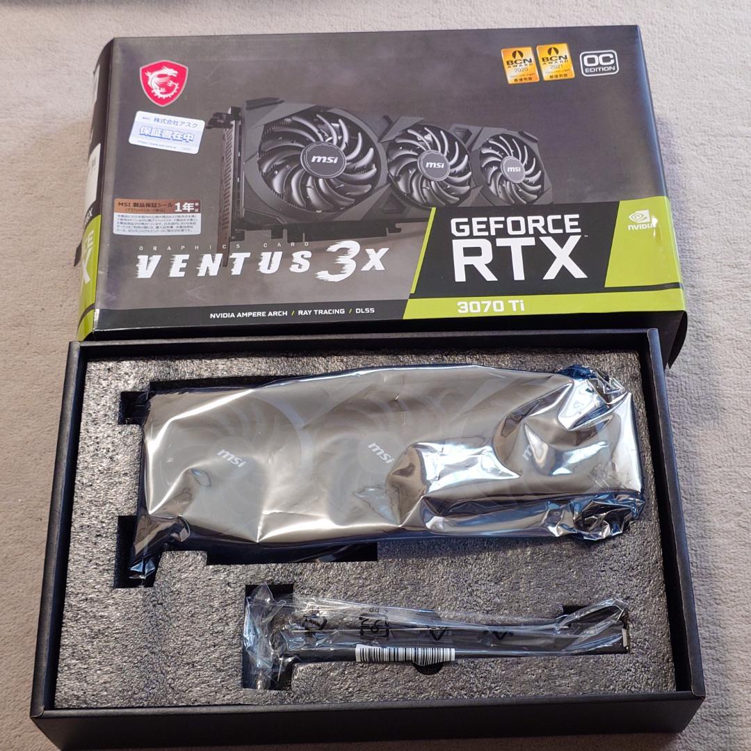 グラフィックボード・グラボ・ビデオカード MSI GeForce RTX 3070 Ti VENTUS 3X 8G OC