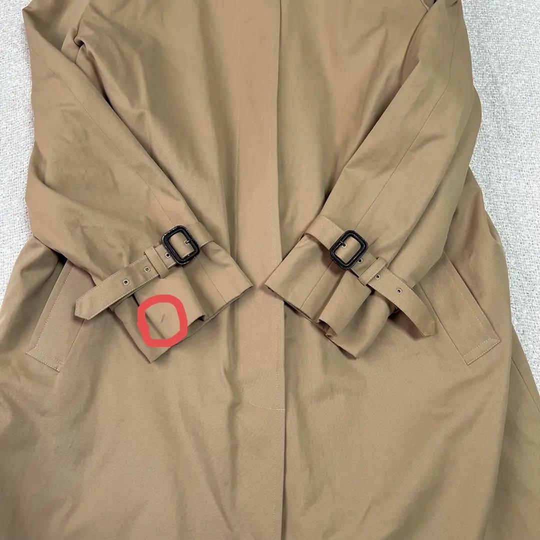 Aquascutum ステンカラーコート 中綿ライナー付 9号 ベルト欠品