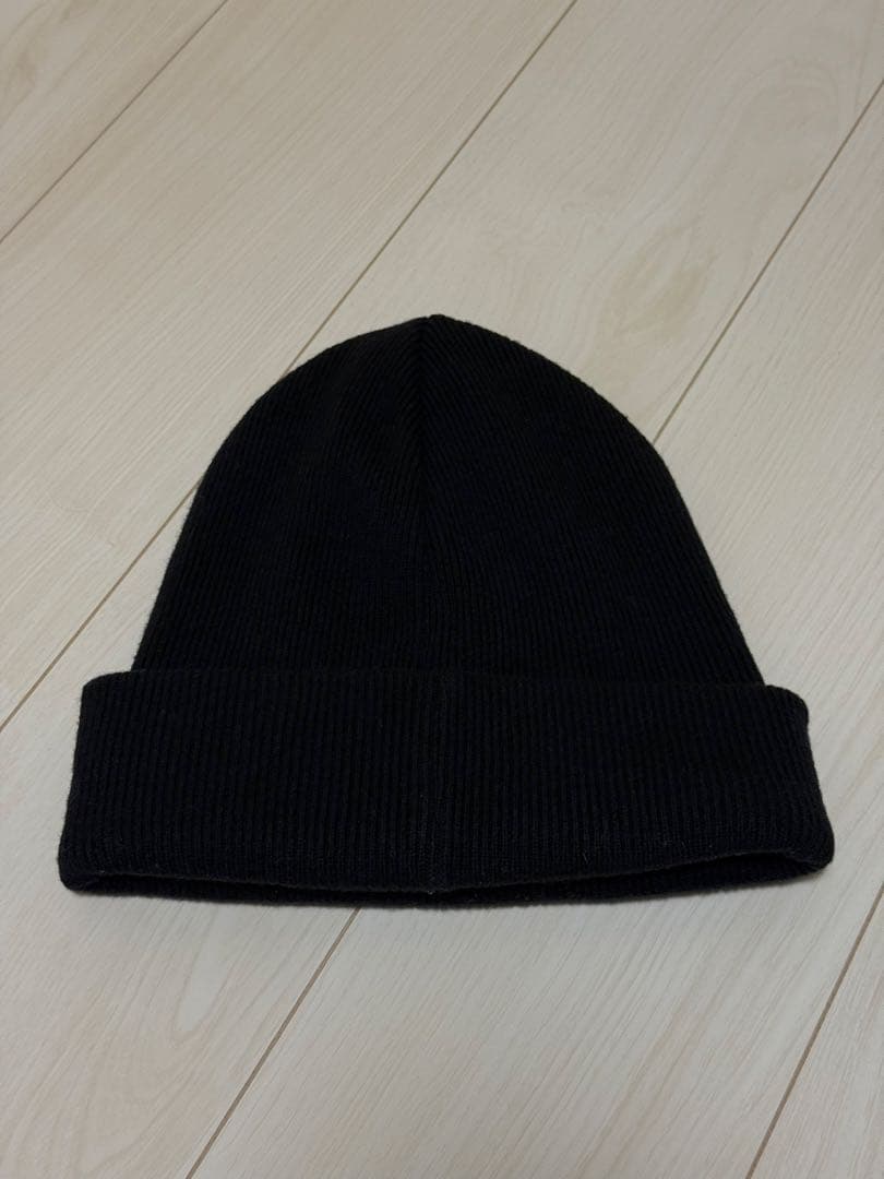 DSQUARED2 ロゴ ニット帽 ビーニー 黒 ウール100% 伊製