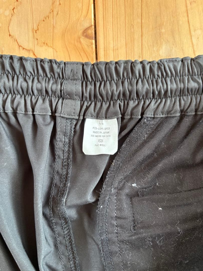PACS CONVERTIBLE PANTS XL 黒