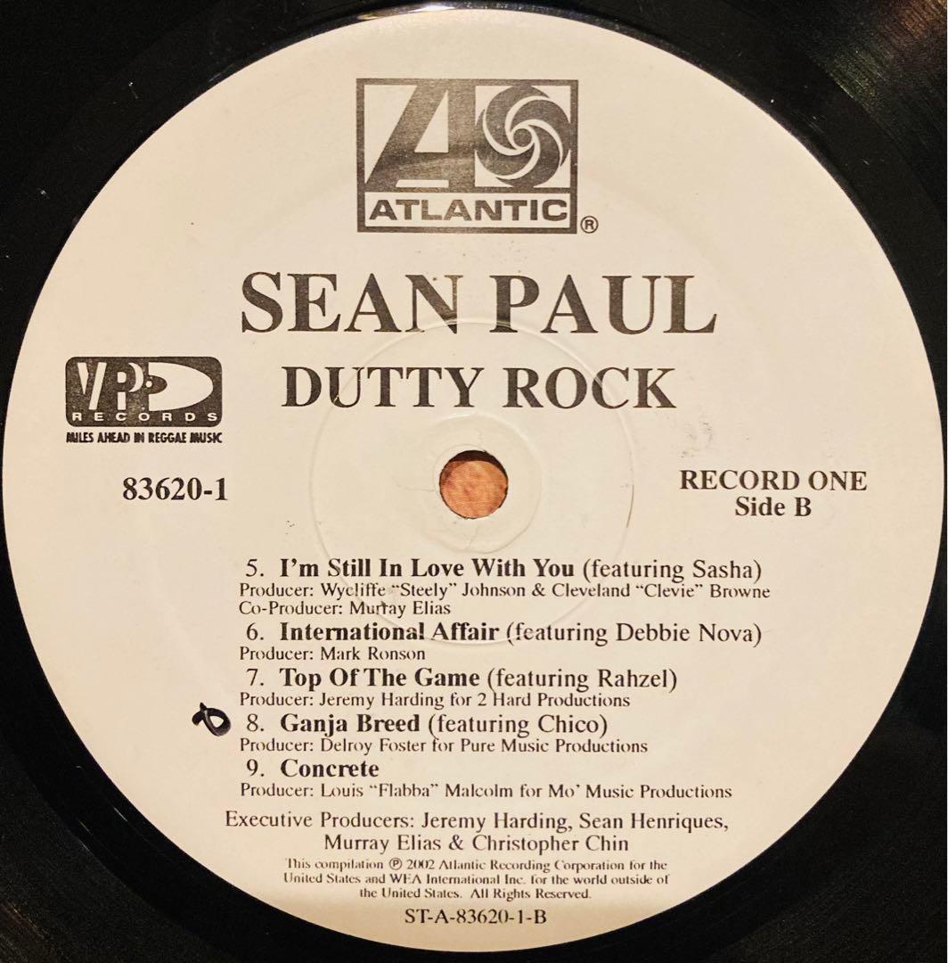 DUTTY ROCK SEAN PAUL レコード US オリジナル LP レア