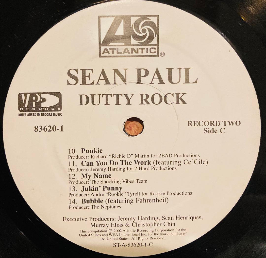 DUTTY ROCK SEAN PAUL レコード US オリジナル LP レア