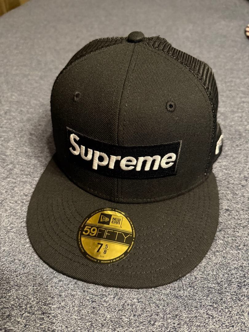 h*a様 Supreme メッシュキャップ ブラック 7 5/8