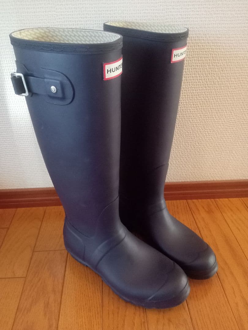 HUNTER 長靴 ネイビー 　26cm