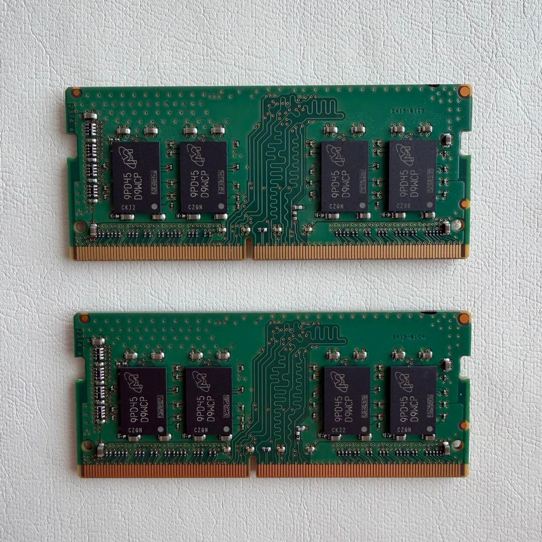 Micron PC4-2666V 8GB×2枚組メモリ