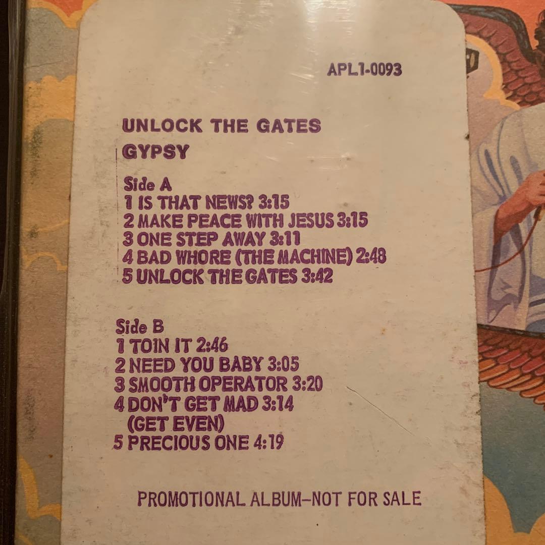 Gypsy Unlock the Gates プロモーション盤