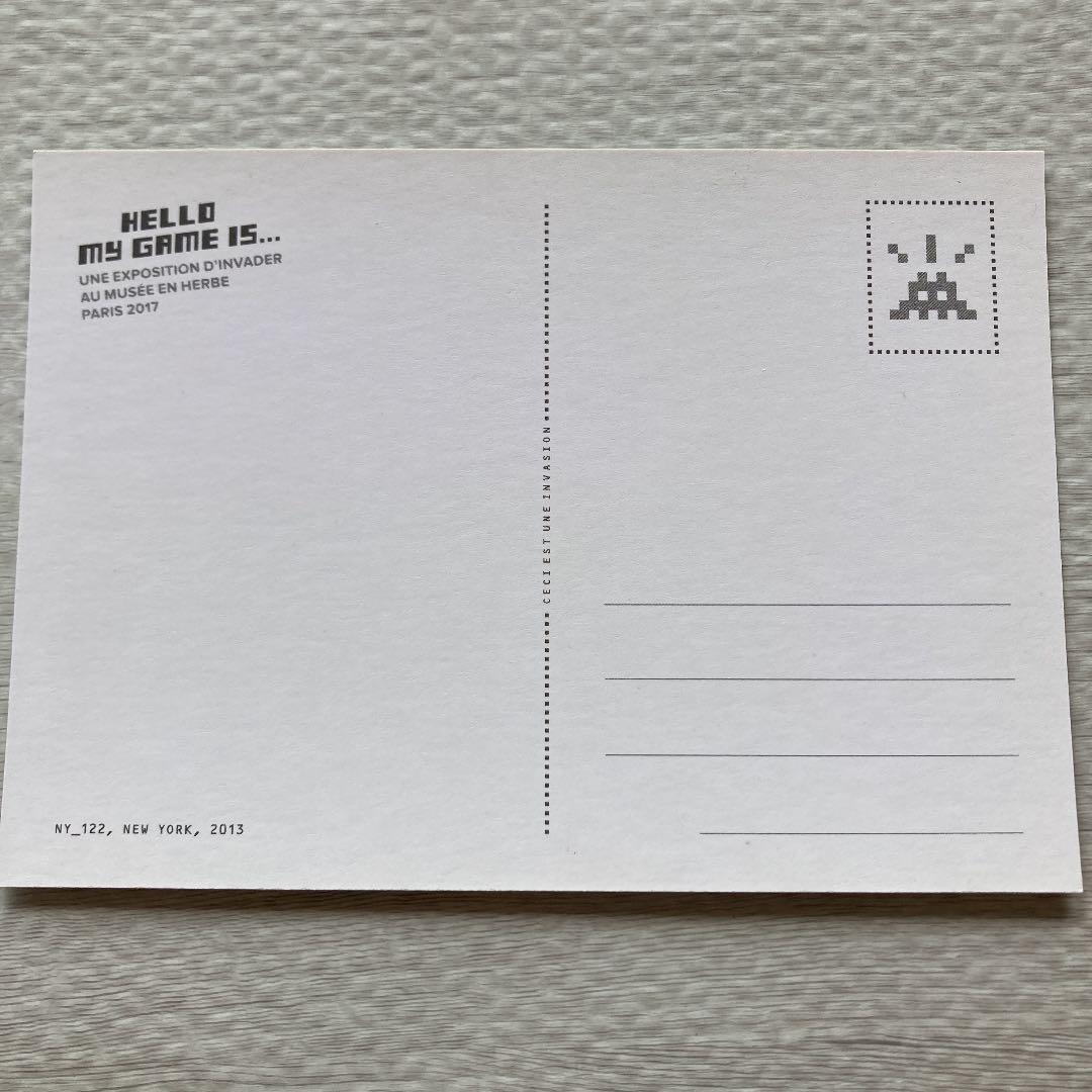 インベーダー/HELLO MY GAME IS...(post card)