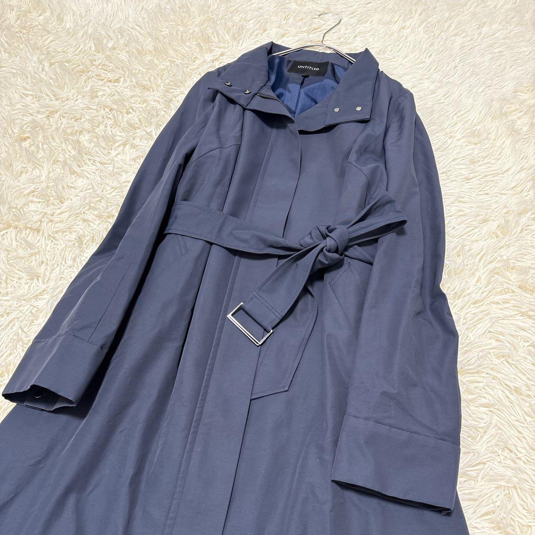 近年モデル 美品 UNTITLED グログランモッズコート【L】