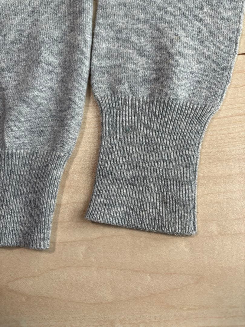 pas de calais カシミヤ100% 38 グレーカーディガン 美品
