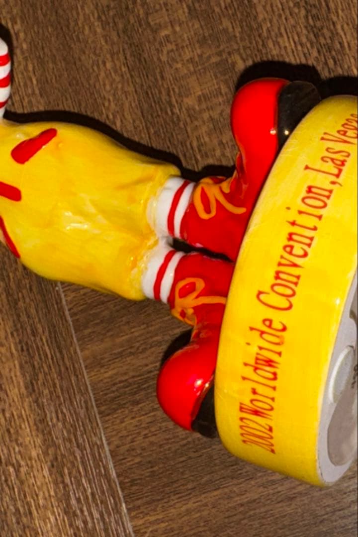 ヴィンテージ マクドナルド 陶器製 ロナルド フィギュア 非売品 コンベンション