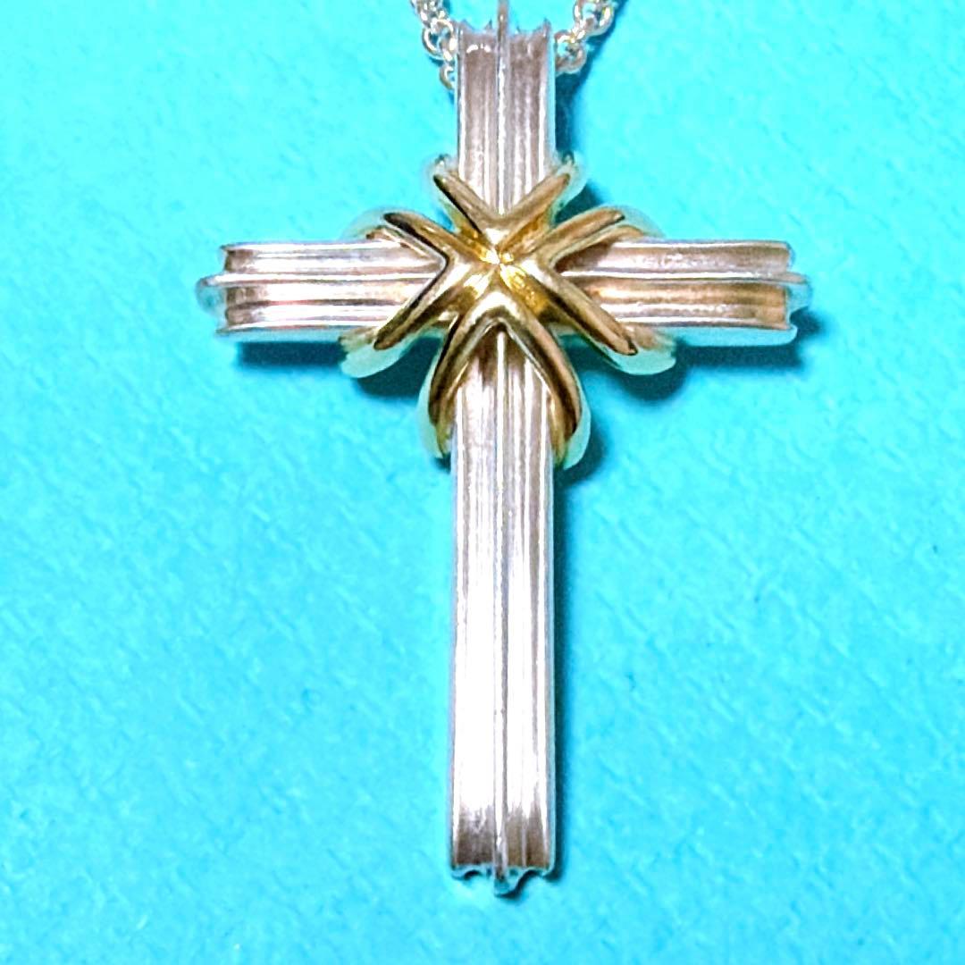 【美品】TIffany ティファニー クロス ネックレス 十字架 SV925