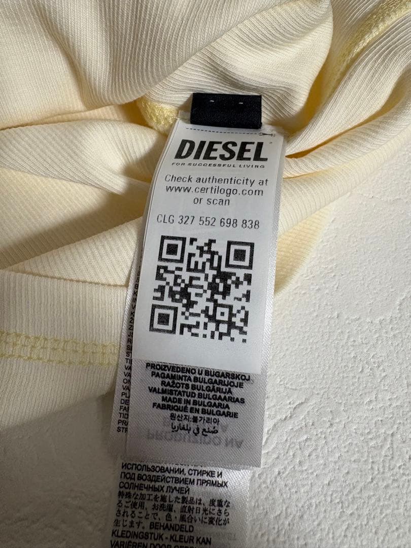 人気！DIESEL ロゴ クロップド Tシャツ Mサイズ