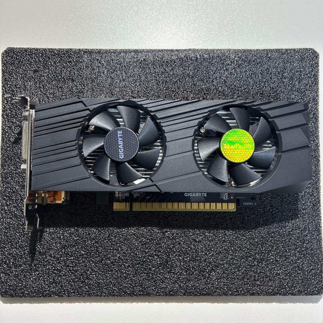 GIGABYTE GTX 1650 OC 4GL ロープロファイル 補助電源不要