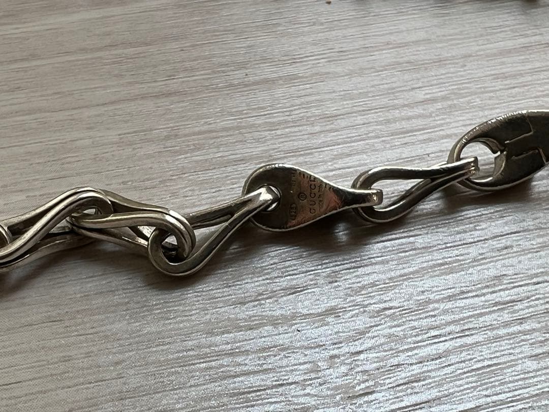 ヴィンテージ GUCCI グッチ 925 シルバー チェーンネックレス