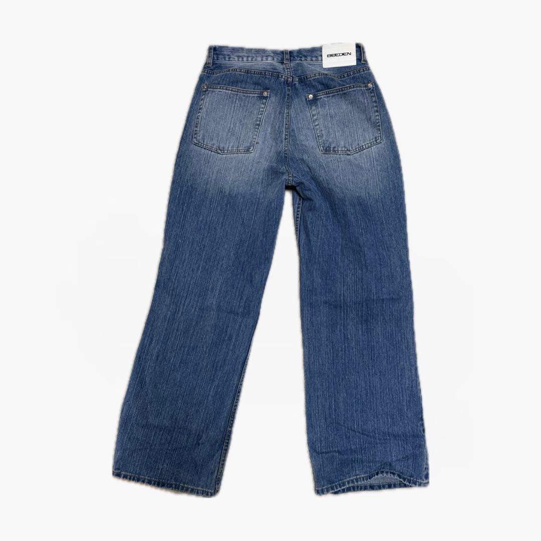 パンツ BEEDEN L EYELET SEMI LOOSE DENIM S